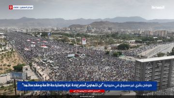 مسيرات مليونية يمنية ترحب بإعلان الحوثي دراسة خيارات تصعيدية لمواجهة الكيان الصهيوني نصرة لغزة