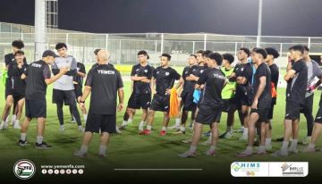 منتخبنا الوطني u23 يبدأ معسكره الخارجي في دولة الإمارات بحصة تدريبية قوية