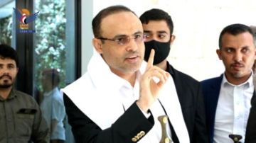 المشاط يؤكد ثبات موقف اليمن المساند لفلسطين حتى وقف العدوان على غزة المشاط يؤكد ثبات موقف اليمن المساند لفلسطين حتى وقف العدوان على غزة