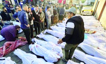 استشهاد 47 فلسطينيا بنيران جيش العدو الإسرائيلي في قطاع غزة منذ فجر اليوم