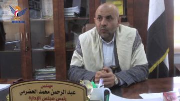 رئيس مؤسسة الطرق يهنئ قائد الثورة ورئيس المجلس السياسي بالعيد الـ11 لثورة 21 سبتمبر