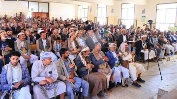 فعالية خطابية في أرحب بمناسبة العيد الحادي عشر لثورة 21 سبتمبر فعالية خطابية في أرحب بمناسبة العيد الحادي عشر لثورة 21 سبتمبر