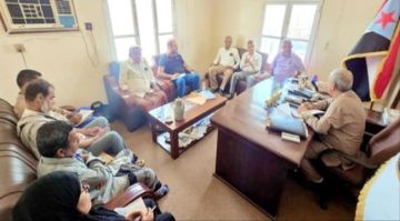 فريق التوجيه الرئاسي يبحث المشاريع المتعثرة في غيل باوزير فريق التوجيه الرئاسي يبحث المشاريع المتعثرة في غيل باوزير