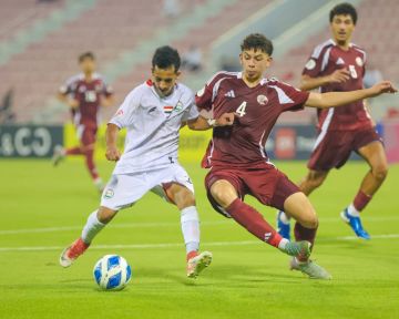 منتخب الناشئين يخسر أمام قطر في مستهل كأس الخليج منتخب الناشئين يخسر أمام قطر في مستهل كأس الخليج