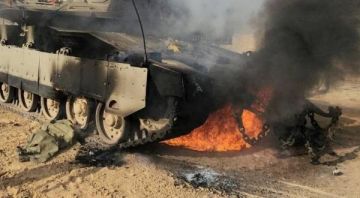  القسام تفجر دبابة ميركفاه صهيونية في حي الصبرة جنوب مدينة غزة