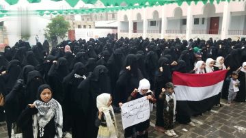 وقفات نسائية في حجة بذكرى ثورة 21 سبتمبر وتضامنا مع غزة