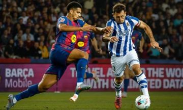 برشلونة يتغلب على ربال سوسيداد ويخطف صدارة الليجا برشلونة يتغلب على ربال سوسيداد ويخطف صدارة الليجا