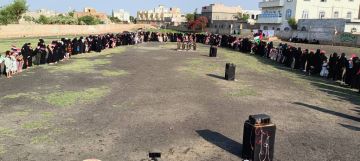 فعالية ووقفة نسائية في تعز بالعيد الـ11 لثورة 21 سبتمبر