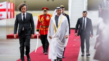 رئيس الإمارات يختتم زيارته إلى جورجيا