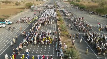 الحوثيون يعاودون التجييش بالطاقة الكاملة بعد إجراءات احترازية خوفا من الضربات الأمريكية والإسرائيلية