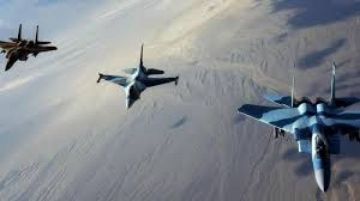 طائرات التحالف بقيادة أمريكا تحلق فوق شمال سوريا