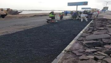 أعمال صيانة وترميم للخط البحري بالعاصمة عدن