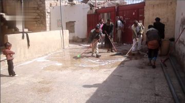 تدشين حملة أن طهرا بيتي في الضالع