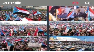 زلزال عدن الجماهيري يفضح مؤامرة العليمي والرياض