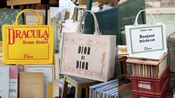 حقيبة (ديور بوك توت) الجديدة تختزل الروائع الأدبية على منصات الأناقة