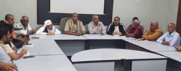 مناقشة أوضاع واحتياجات الأندية الرياضية بالحديدة