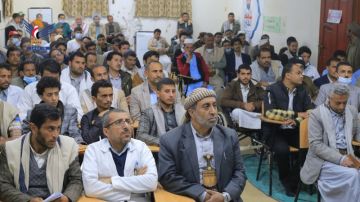 فعالية بهيئة المستشفى الجمهوري بصعدة بذكرى شهيد القرآن