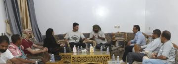 بن حبريش يبحث مع حقوقيين توثيق الانتهاكات في حضرموت