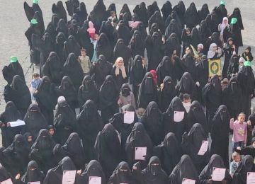 فعالية ووقفة نسائية في البيضاء بذكرى سنوية الشهيد الرئيس الصماد