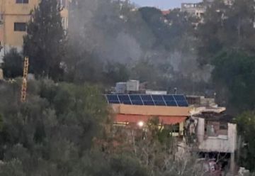 العدو الصهيوني يقصف مزرعة دواجن في محيط منزل في الخيام جنوب لبنان