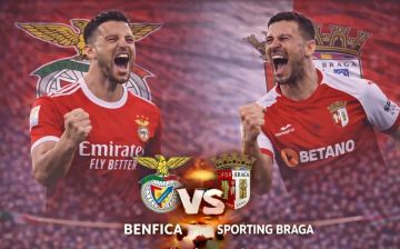 بث مباشر بجودة عالية وبدون تقطيع لمباراة بنفيكا ضد سبورتينغ براغا بنصف نهائي كأس الرابطة البرتغالية