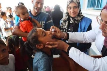 استئناف حملة التطعيم الاستدراكية للأطفال دون سن الثالثة في قطاع غزة