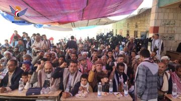 فعالية في مديرية حفاش بالمحويت بالذكرى السنوية للرئيس الشهيد الصماد