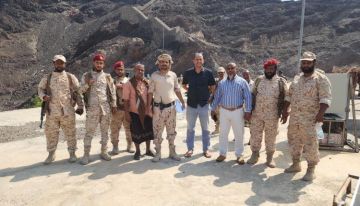 مدير مياه عدن يشيد بدور قوات العمالقة في تأمين منطقة البرزخ مدير مياه عدن يشيد بدور قوات العمالقة في تأمين منطقة البرزخ