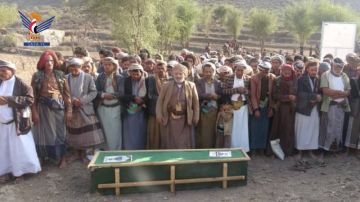 صنعاء .. تشييع جثمان الشهيد أحمد الصارم بمديرية صعفان