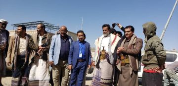 محافظ البيضاء يتفقد مشروع إنشاء مبنى بنك التسليف الزراعي