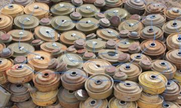 مسام يطهر 75 مليون متر مربع من الألغام