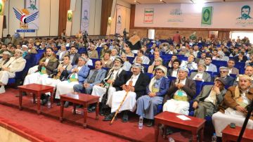 الراعي والعيدروس ومفتاح يشاركون في فعالية خطابية للمكتب السياسي لأنصار الله بذكرى سنوية شهيد القرآن