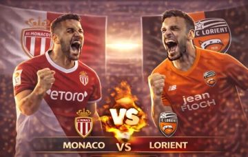 بث مباشر لمباراة موناكو أمام لوريان في الدوري الفرنسي
