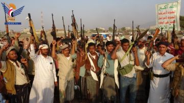 وقفتان في القناوص وبيت الفقيه بالحديدة تأكيدا لاستمرار التعبئة والجهوزية لمواجهة الأعداء