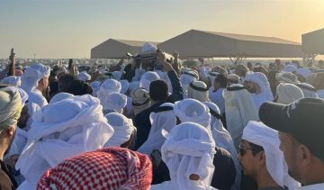 في موكب جنائزي مهيب.. تشييع جثمان الرئيس الراحل علي سالم البيض في أبوظبي