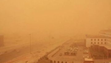 حالة الطقس : غبار واسع الانتشار وأجواء باردة حالة الطقس : غبار واسع الانتشار وأجواء باردة