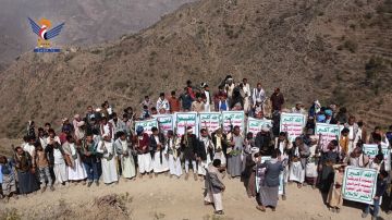 ريمة .. مسير لخريجي دورات طوفان الأقصى في الجبين