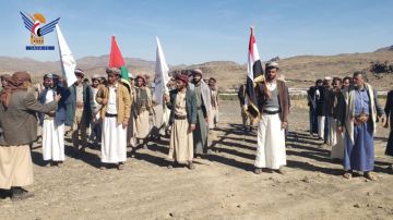 صنعاء .. مسير وتطبيق قتالي لخريجي دورات طوفان الأقصى في سنحان وبني بهلول صنعاء .. مسير وتطبيق قتالي لخريجي دورات طوفان الأقصى في سنحان وبني بهلول