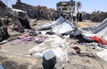 الشعبية: قصف خيام النازحين الفلسطينيين في خان يونس جريمة حرب مكتملة