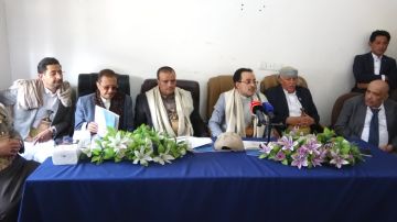 انعقاد اللقاء الأسبوعي التاسع بين الحكومة والقطاع الخاص في إب