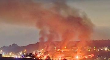 مستوطنون يحرقون مساكن خلة السدرة شمال القدس