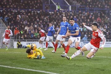 أرسنال يفوز على بورتسموث في كأس الاتحاد الإنجليزي