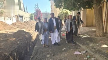 تدشين مشروع صرف صحي في مديرية السبعين بتكلفة 180 مليون ريال تدشين مشروع صرف صحي في مديرية السبعين بتكلفة 180 مليون ريال