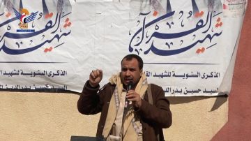 فعالية في مديرية صرواح بمأرب بذكرى سنوية الشهيد القائد