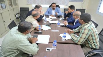 صندوق صيانة الطرق وUNOPS يبحثان احتياجات الطرق واستلام مشروع شارع الخمسين