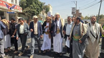 تفقد العمل بمشروعي صرف صحي وترميم في مديريتي الثورة والتحرير