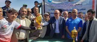 الرفاعي يكرم أبطال القدم والطائرة:فريق كلية الهندسة يتوَّج ببطولة الشهيد الغماري بجامعة ذمار