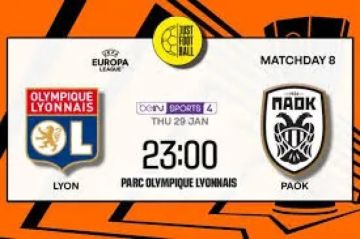 بث مباشر بجودة عالية لمشاهدة مباراة ليون ضد باوك