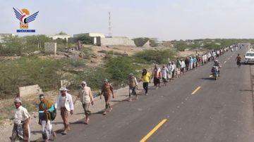 مسيران لخريجي التعبئة العامة في القناوص والدريهمي بالحديدة