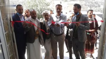 تدشين مخيم طبي في حيفان بتعز بذكرى سنوية الرئيس الشهيد الصماد تدشين مخيم طبي في حيفان بتعز بذكرى سنوية الرئيس الشهيد الصماد